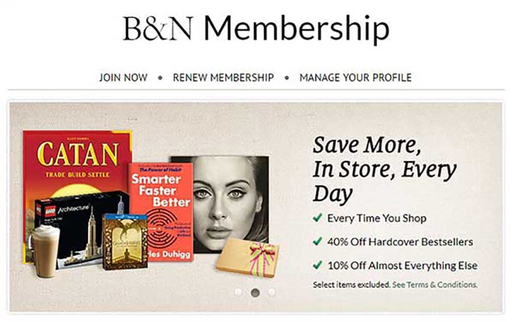 Barnes and Noble Loyalty Program