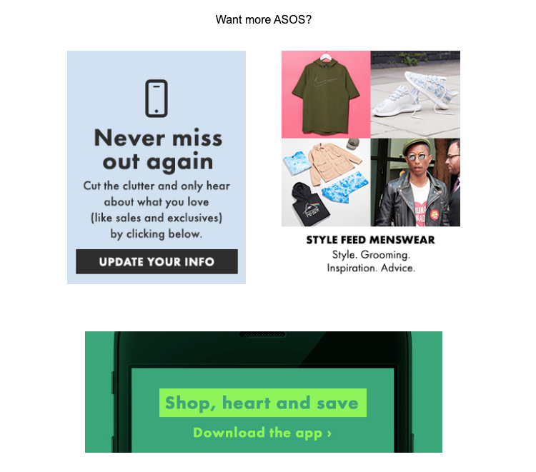 ASOS Order Confirmation Email 2