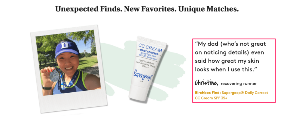 Birchbox Testimonial