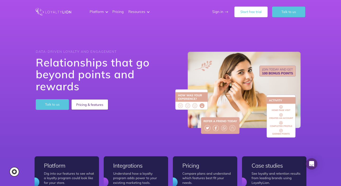 LoyaltyLion Best Ecommerce Tools for Customer Centric Brands